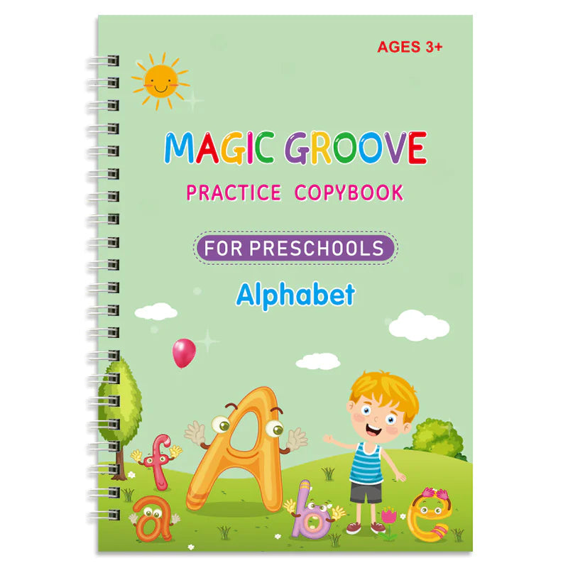 Magic Writing Practice Notebook for Kids (3-6 Years)