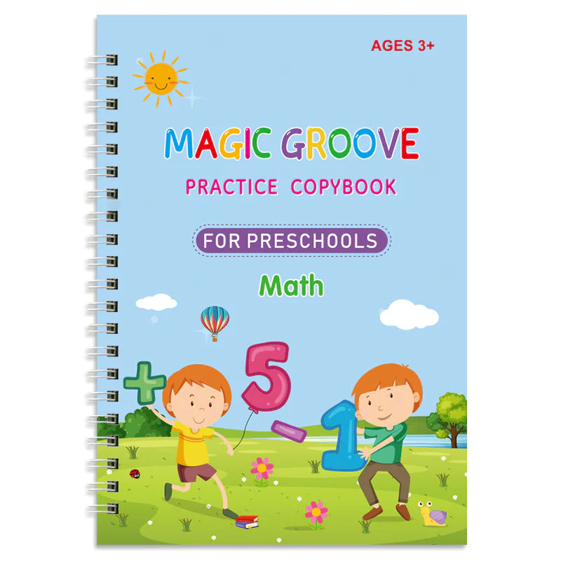 Magic Writing Practice Notebook for Kids (3-6 Years)